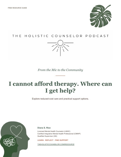 Cover of I cannot afford therapy. Where can I get help?
