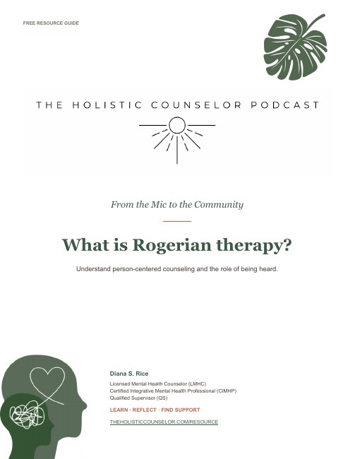 Cover of What is Rogerian therapy?